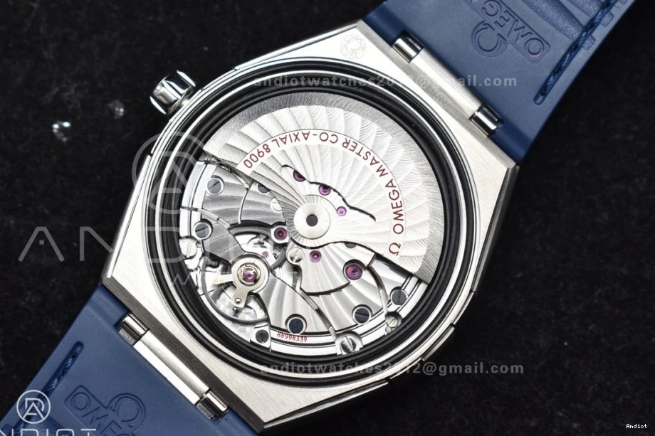 Gummy Blue VSF Best A8900 Constellation Blue White Edition 1:1 Strap Ceramic Super Clone on Dial SS 0517